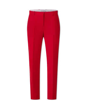 Regular Fit Wool Cigarette Pants