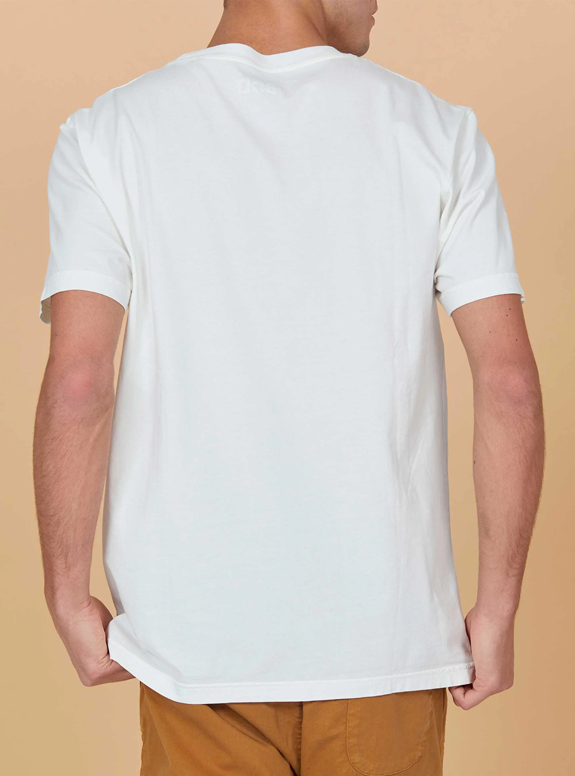 REGULAR ORGANIC-COTTON T-SHIRT WITH FRONT PRINT