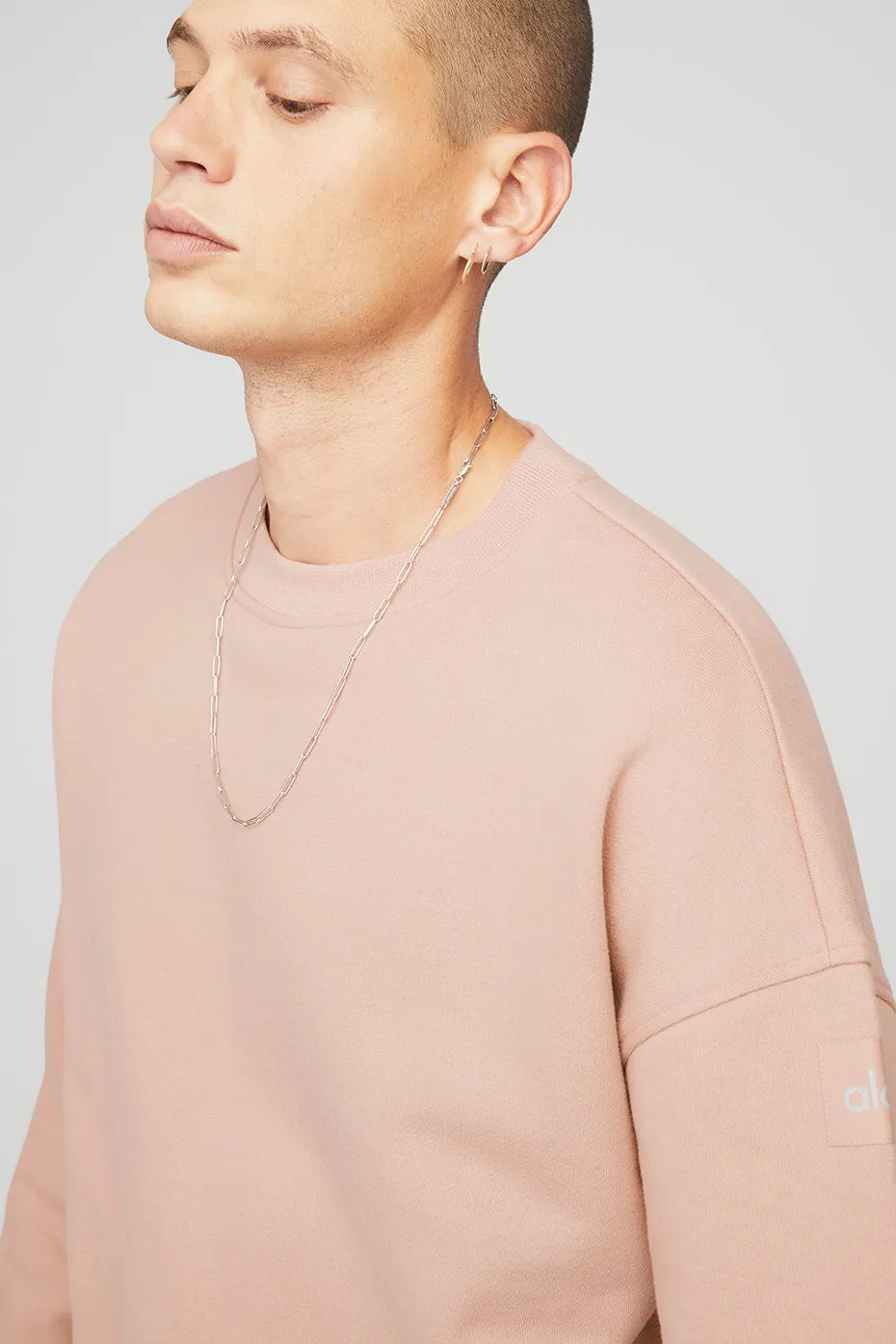 Renown Crew Neck Pullover - Soft Clay