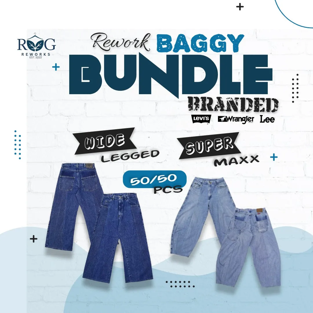 Reworked Baggy Jean Bundle 100pcs