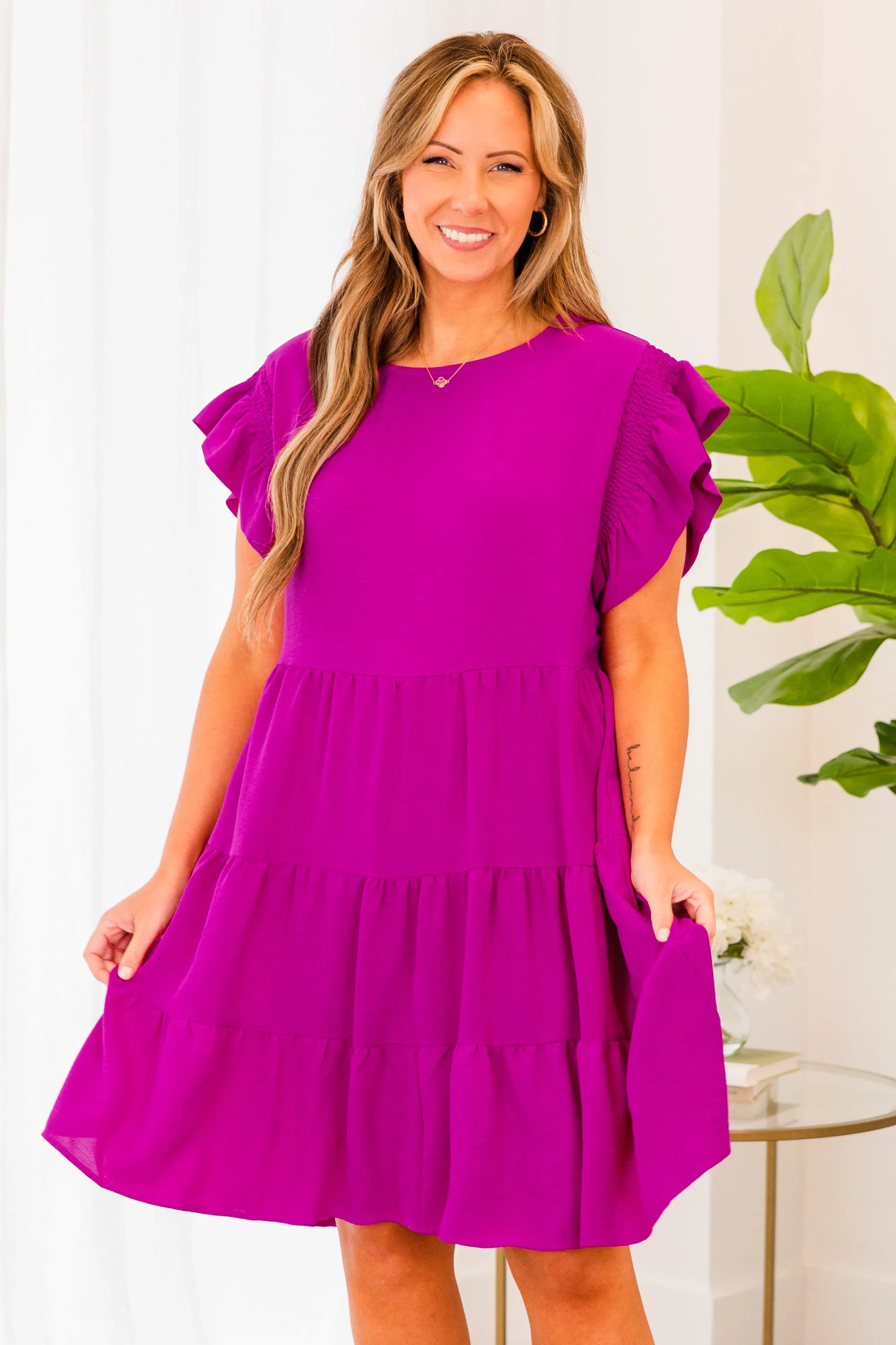 Right For Me Dress, Magenta