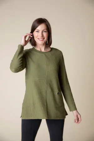 Ripple Seamed Tunic