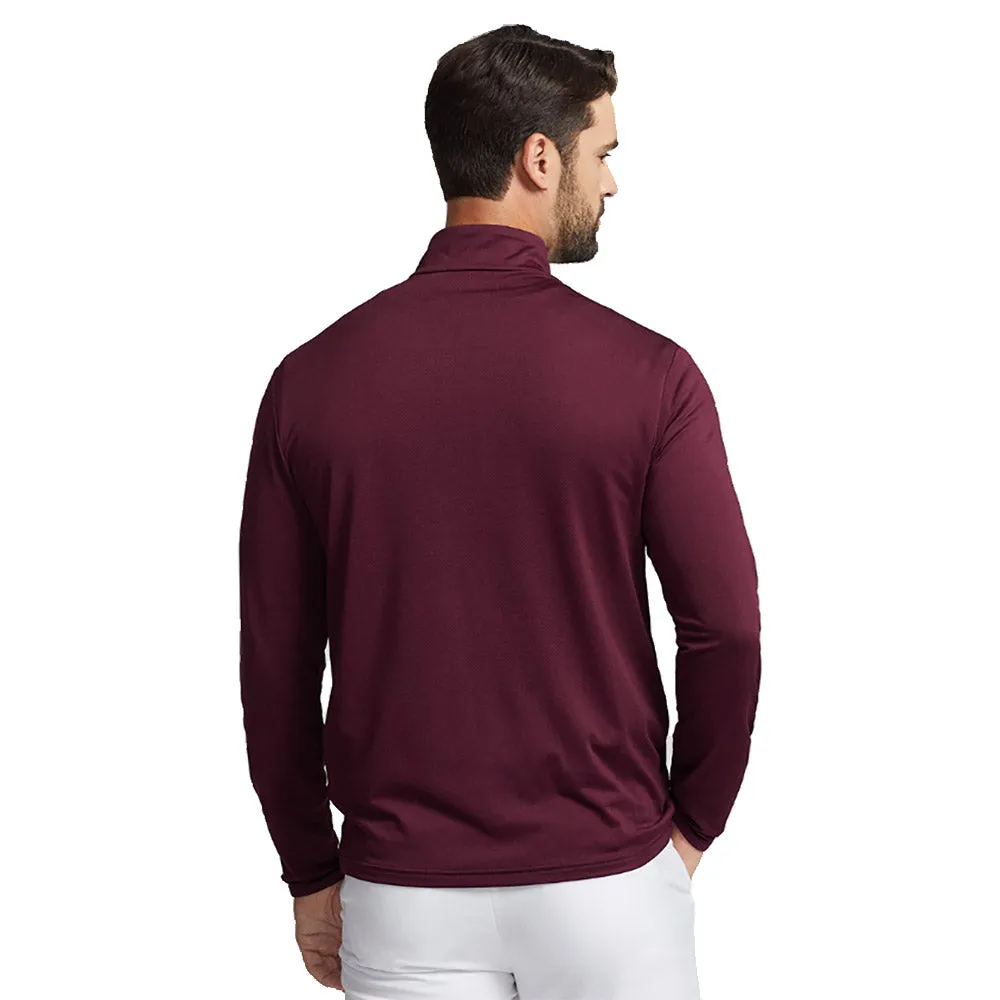 RLX Polo Golf Jacquard Knit Quarter Zip Mens Golf Pullover