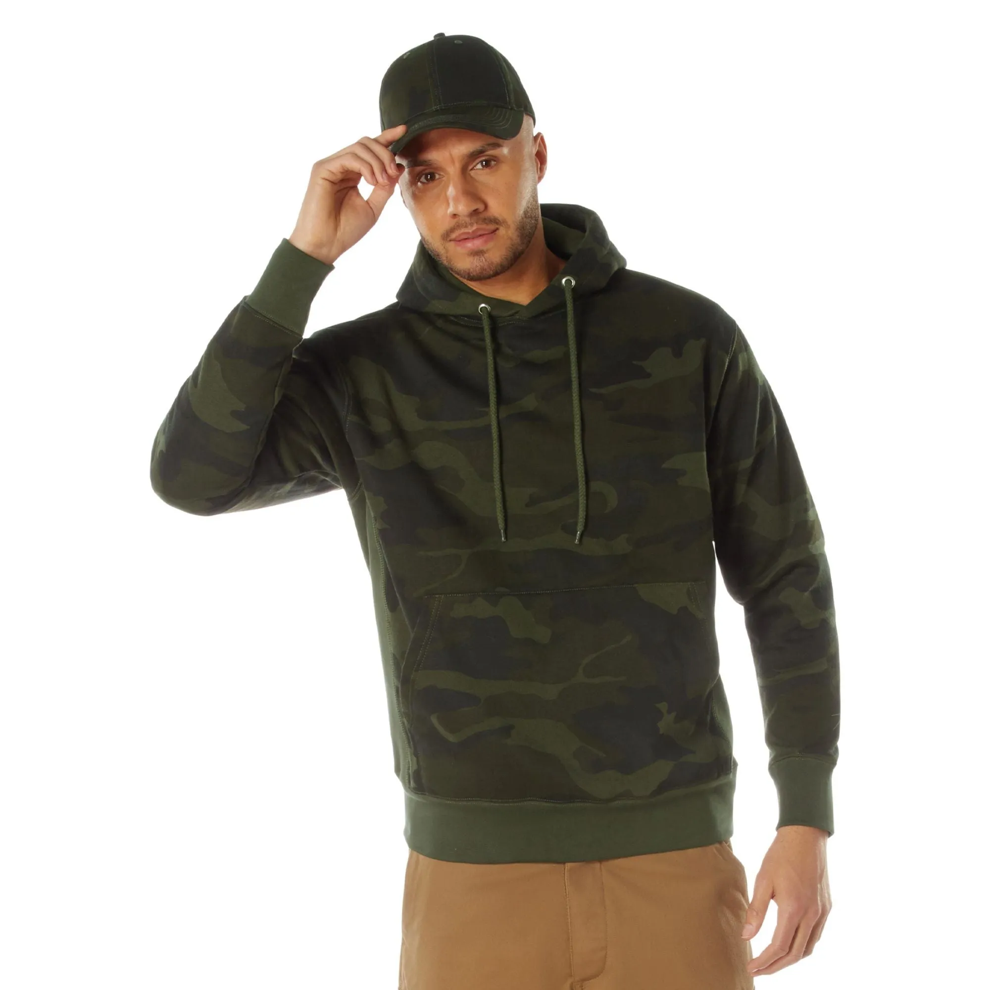 Rothco Midnight Woodland Camo Every Day Pullover Hooded Sweatshirt