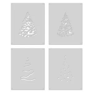 SA200 Color Layering O Christmas Tree Stencils