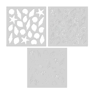 SA270 Color Layering Seashells Stencils