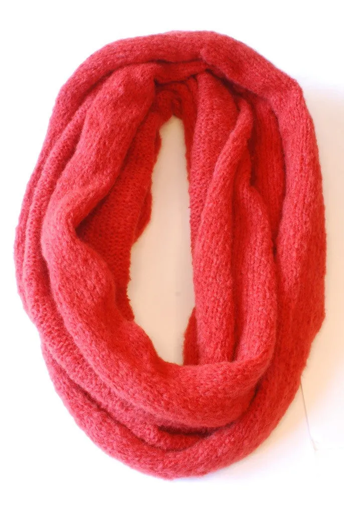 Saffron Wool Triple Loop Scarf