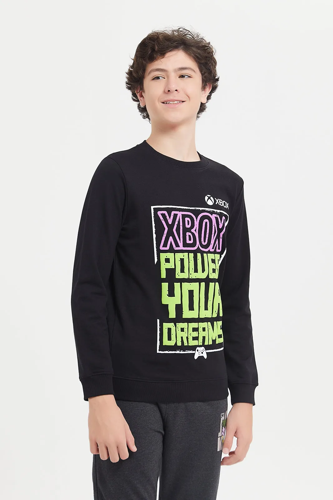 Senior Boys Black Xbox Sweatshirt