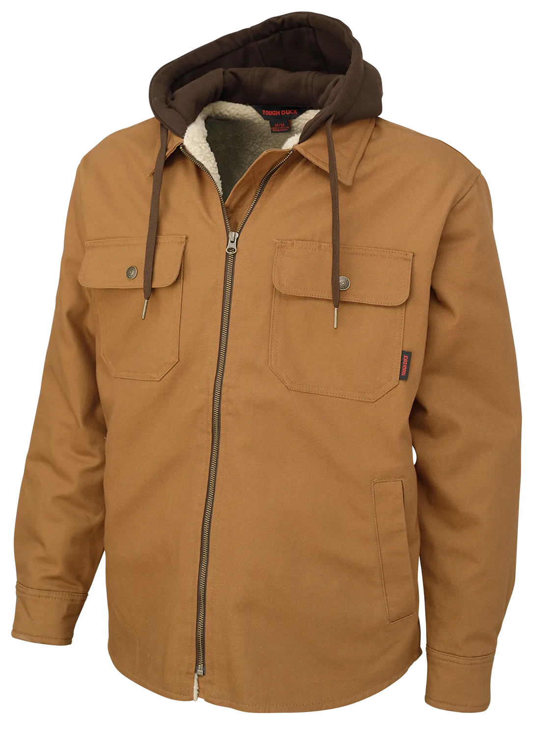 Sherpa Lined Duck Jac-Shirt by Tough Duck - Style WS03