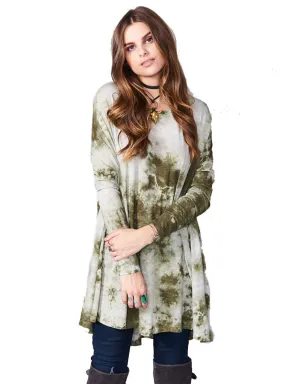 Show Me Your Mumu Will Tunic in Gator Tie Dye