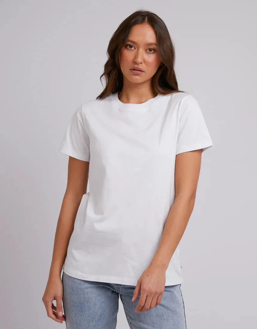 SILENT THEORY - Layering Tee - White