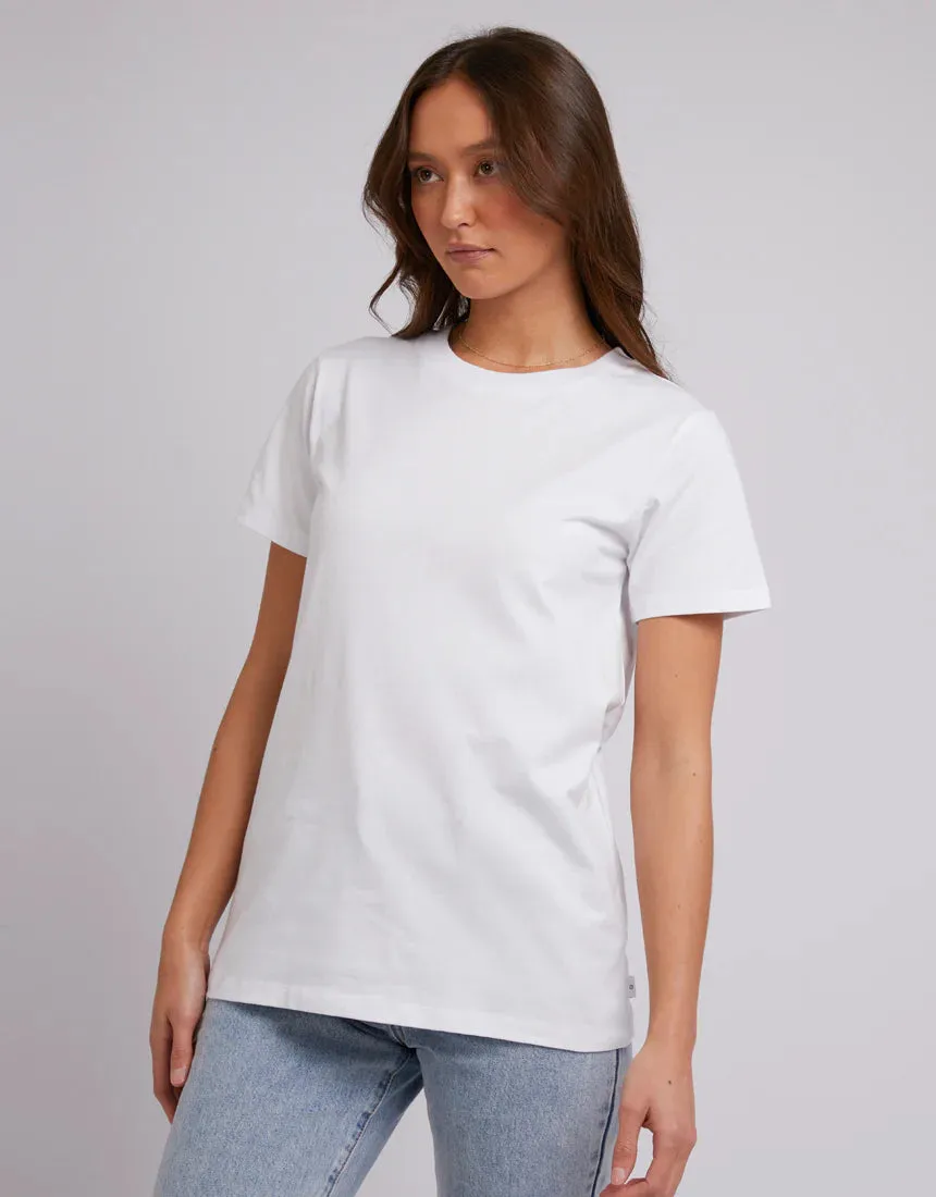 SILENT THEORY - Layering Tee - White