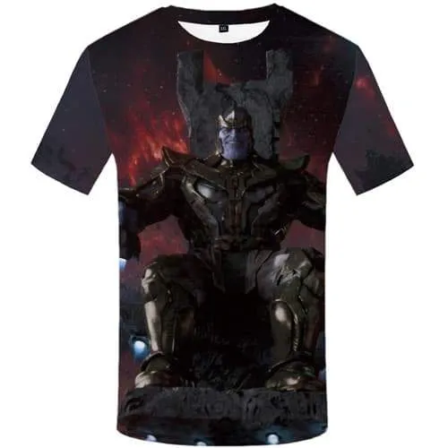 Skull T shirts Men Metal Shirt Print Galaxy Space T shirts Funny War Tshirts Novelty Gothic Tshirt Anime Short Sleeve Full Print