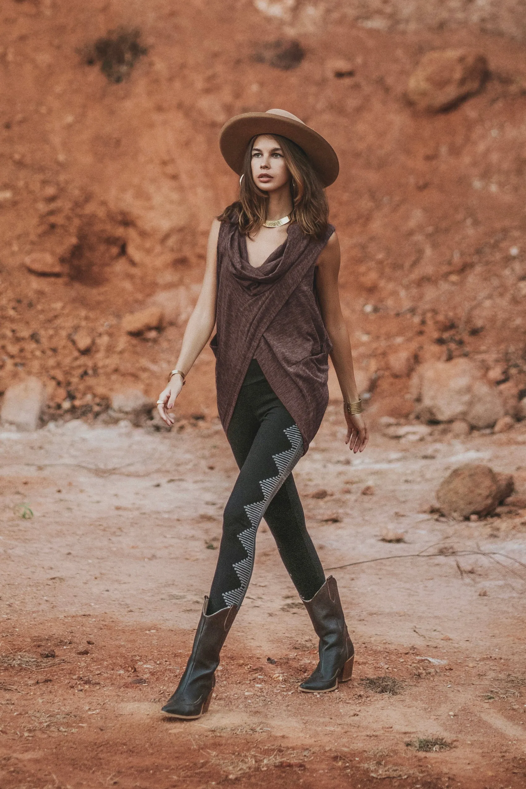 Sleeveless Pullover Tunic Myriah Brown