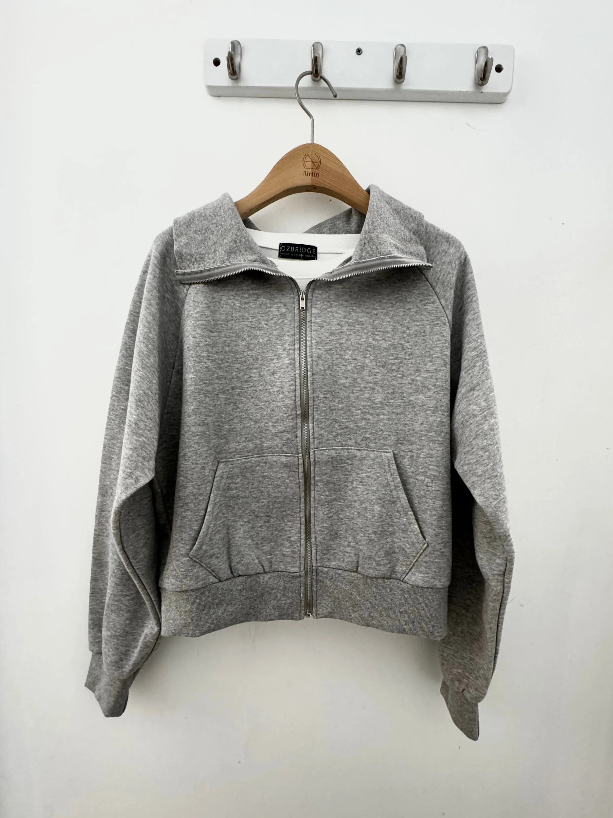 Sporty Casual Long Sleeve Zip-up Jacket