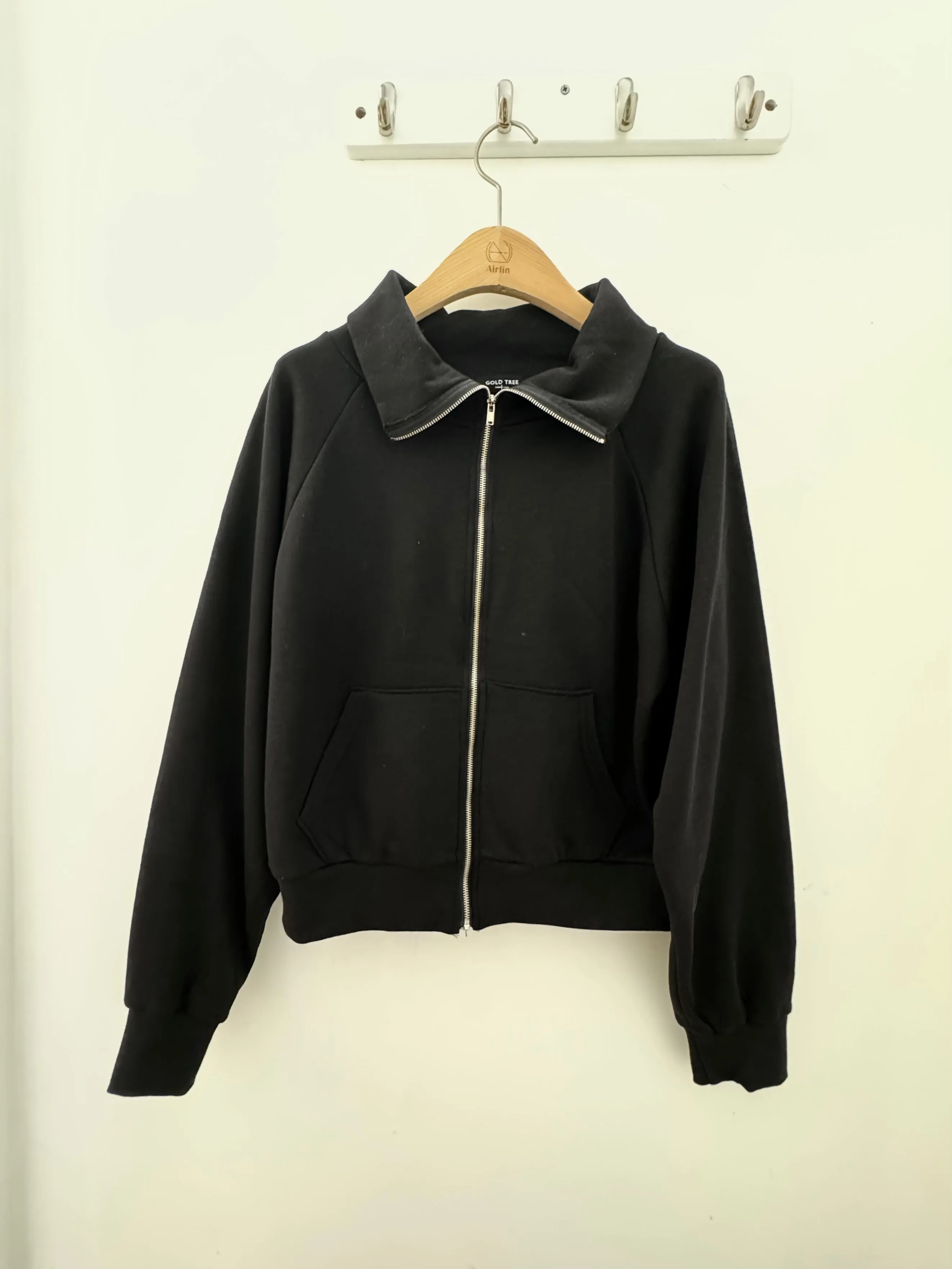 Sporty Casual Long Sleeve Zip-up Jacket