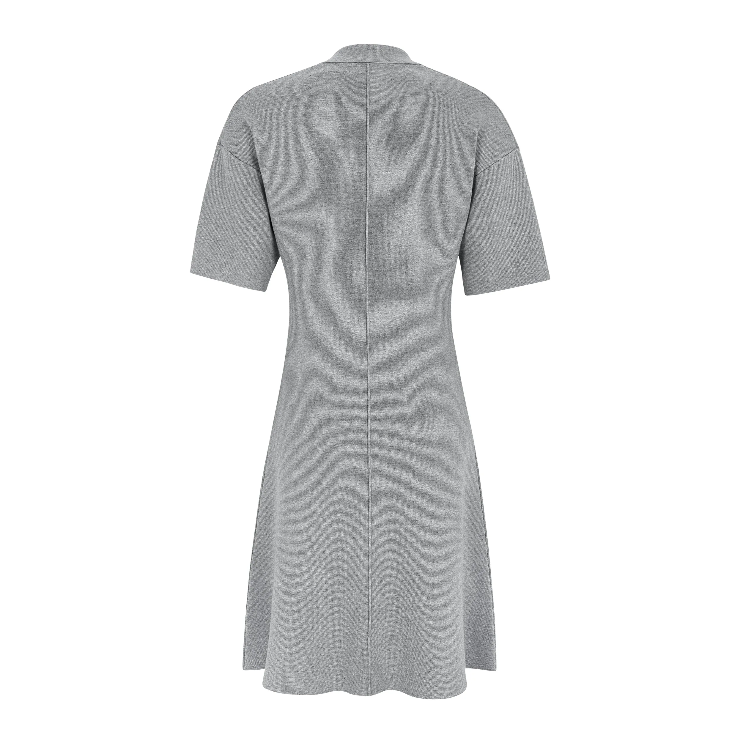 SRHenrietta Polo Dress knit - Light Grey Melange