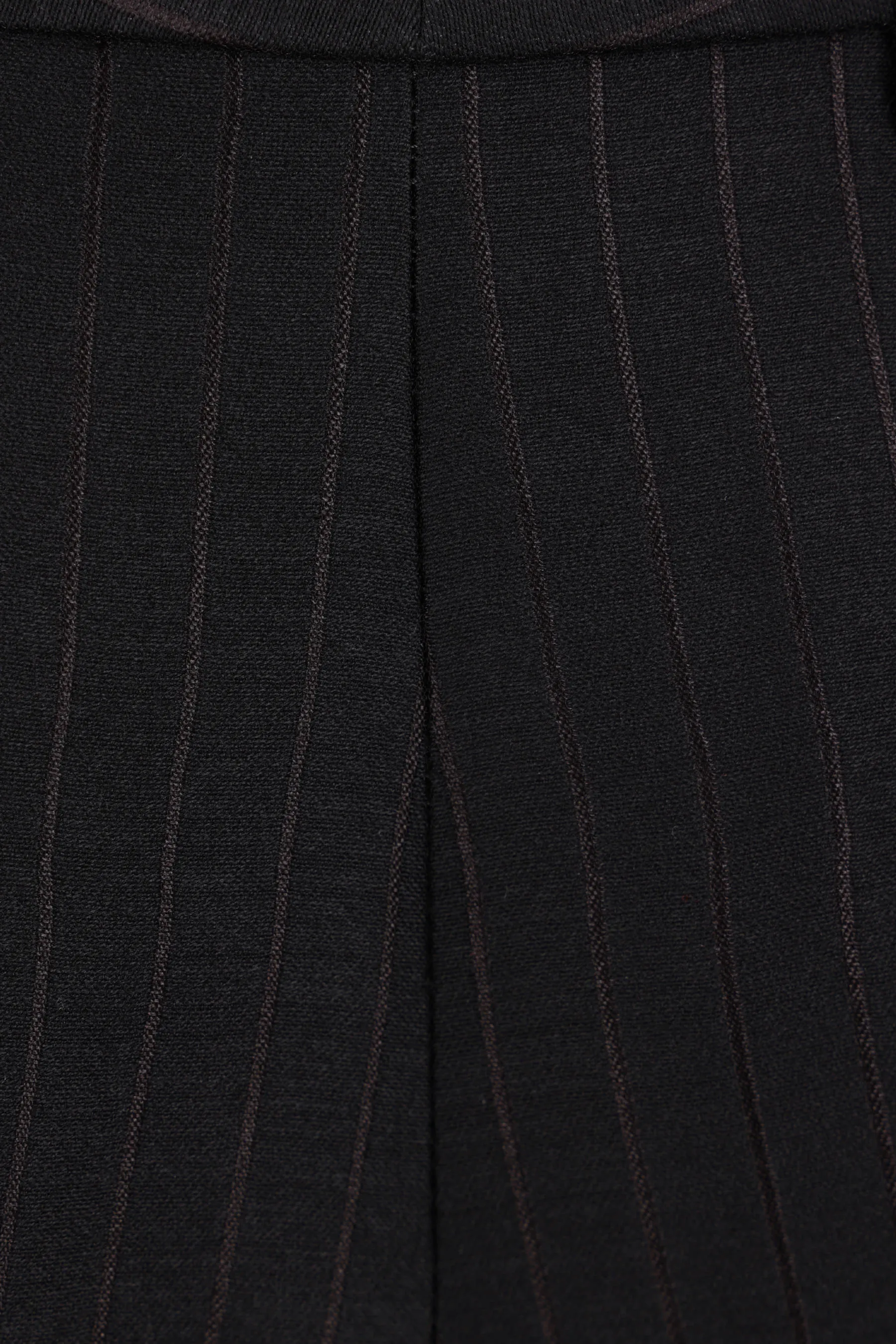 Striped Wool Silk Dress Pants