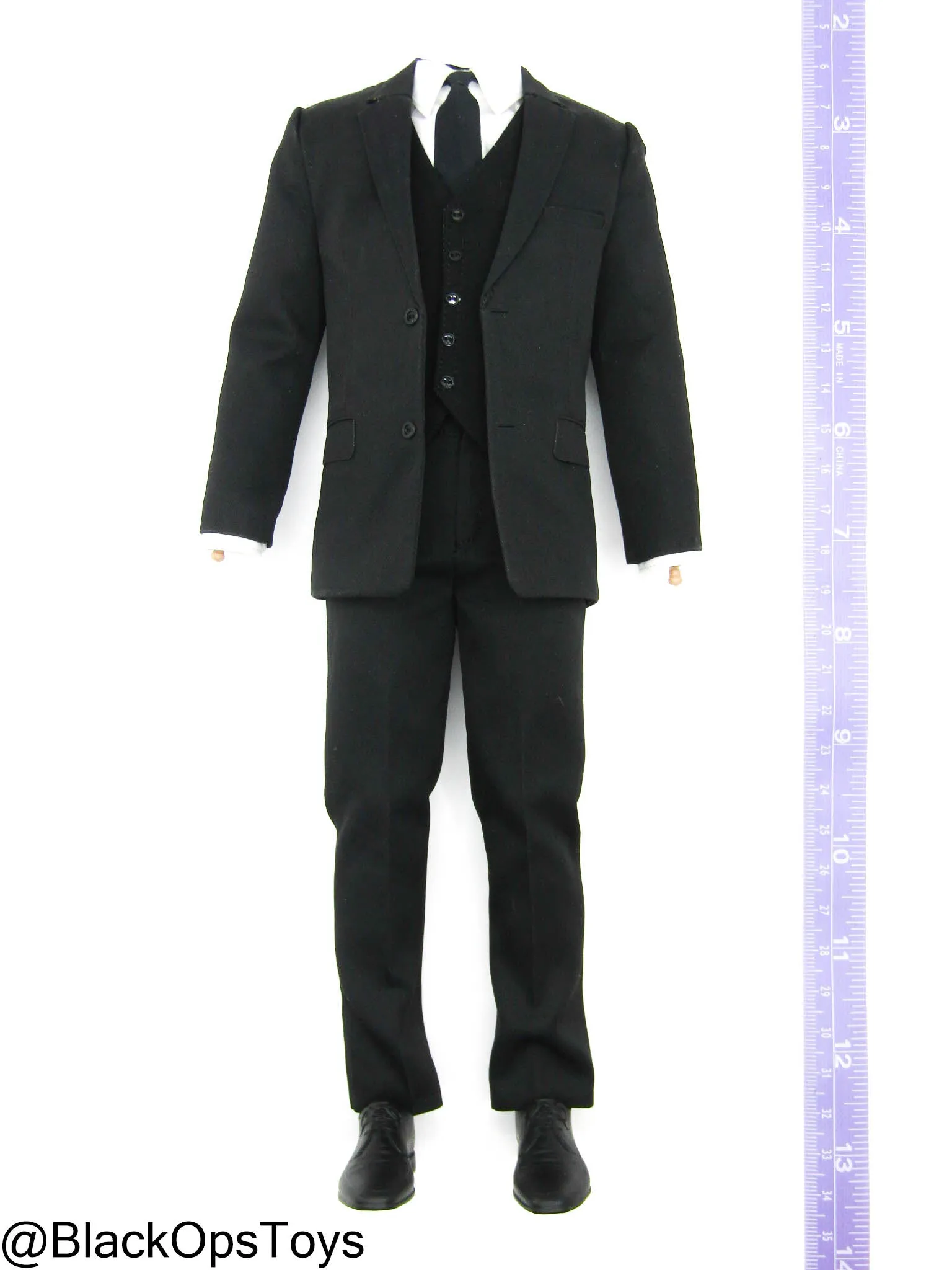 Suit Killer - Male Black Suited Body w/Stand