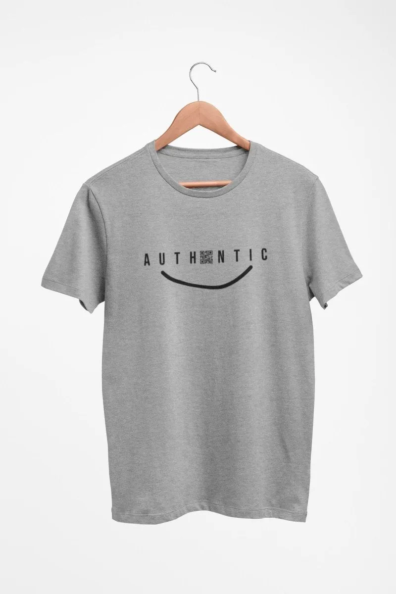 Sustainable T-Shirt | Recycled Plastic   Recycled Cotton Blend | Authentic Design