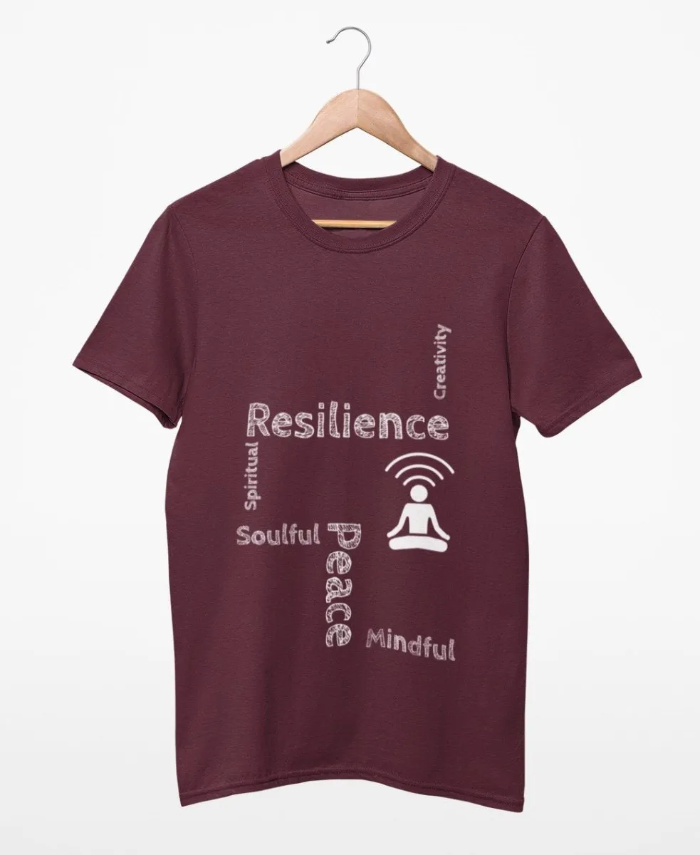 Sustainable T-Shirt | Recycled Plastic   Recycled Cotton Blend | Mindfulness Design