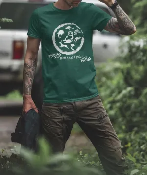 Sustainable T-Shirt | Recycled Plastic   Recycled Cotton Blend | Wild Life Design