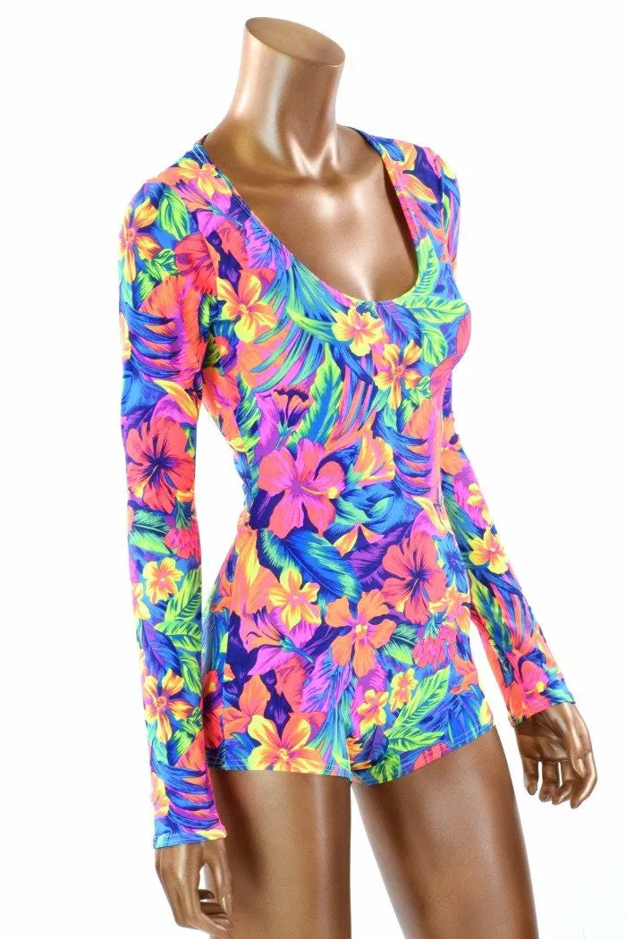 Tahitian Floral Romper