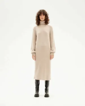 TAUPE AMAIA KNITTED DRESS | THINKING MU