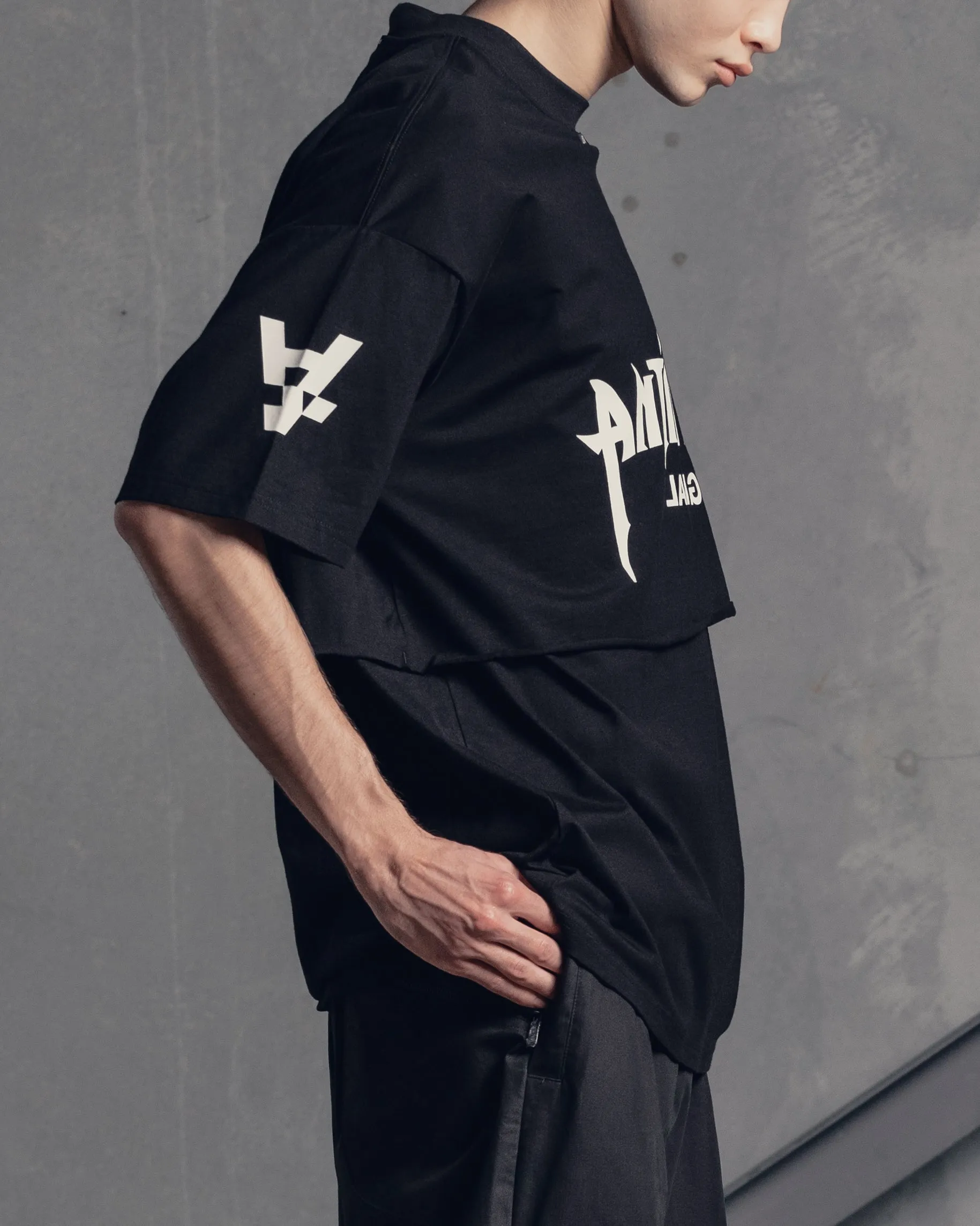 The Anti Order Shibuya Markets Avant Boxy T-Shirt Black