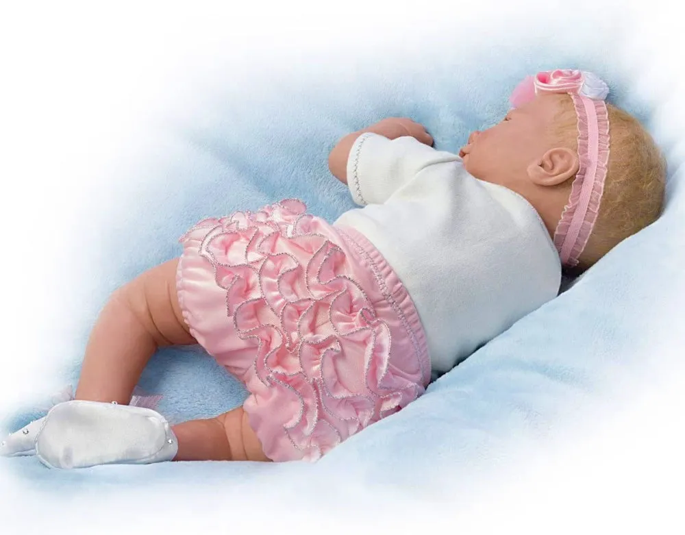 The Ashton - Drake Galleries Kaylie's Brand Sparkling New So Truly Real® Baby Girl Doll Weighted Fully Poseable with Soft RealTouch® Vinyl Skin by Master Doll Artist Violet Parker 16.5"-inches