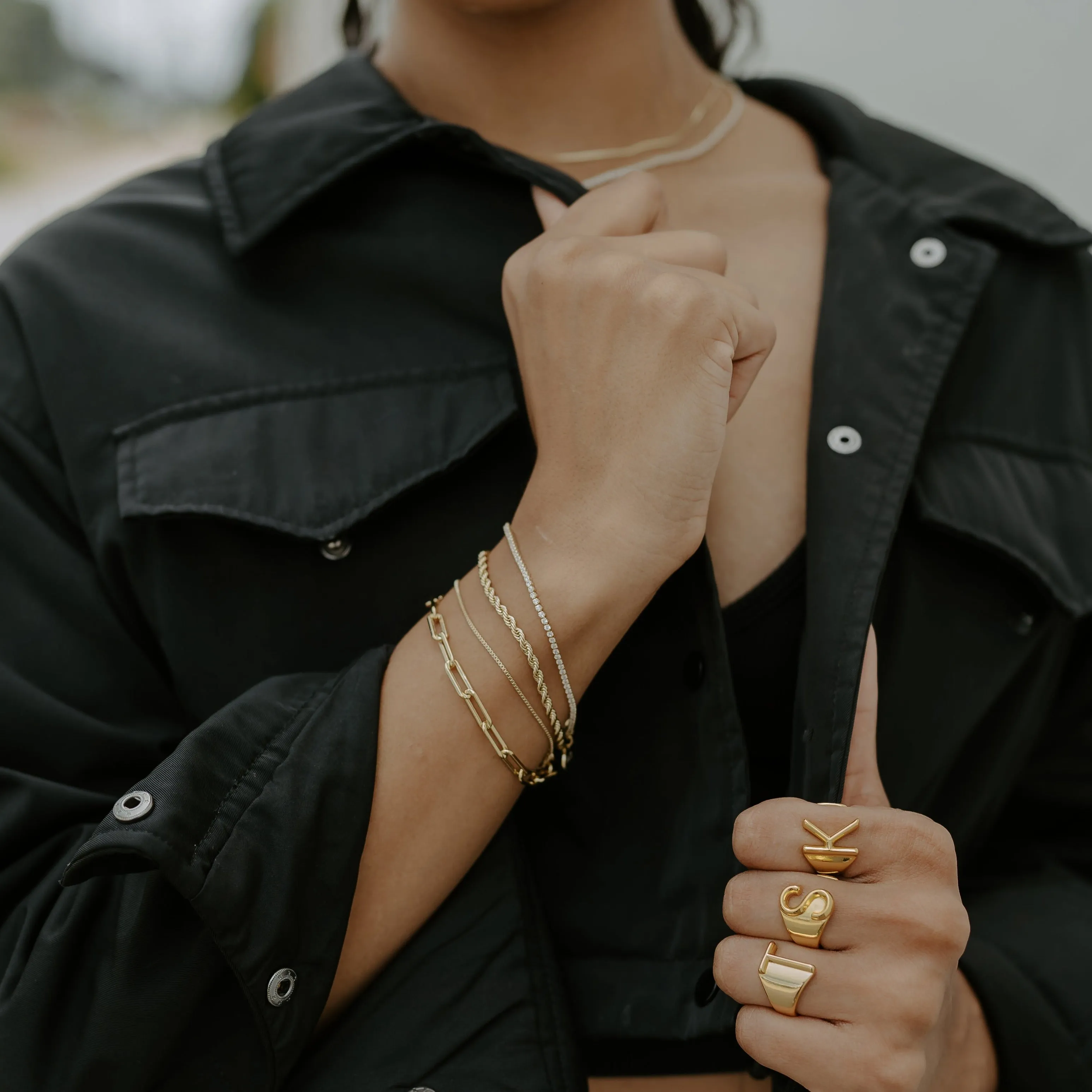 The Essentials Bracelets Layering Set