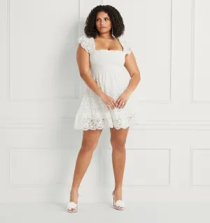 The Lace Elizabeth Nap Dress - White Lace