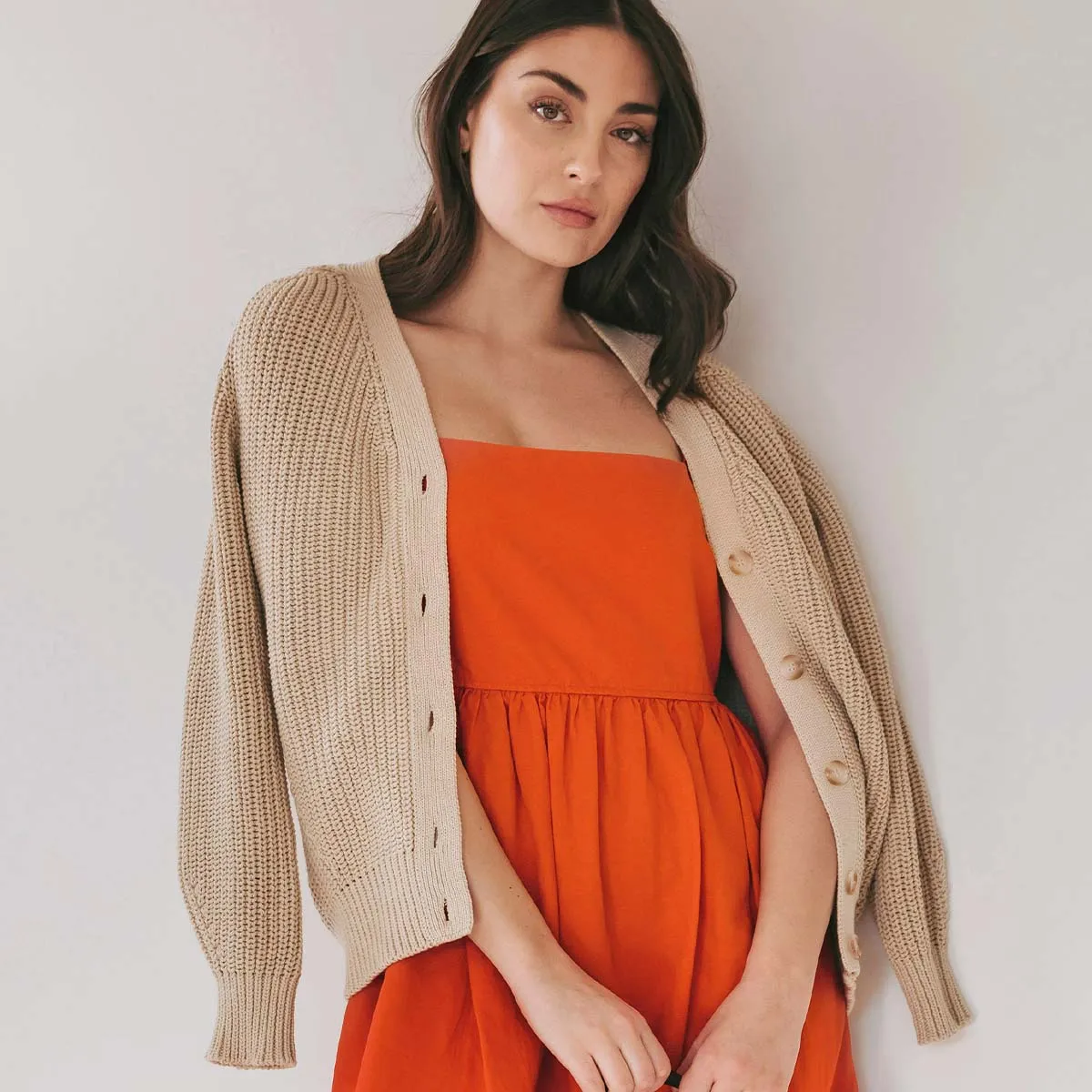 The Novel Cardigan Oatmeal