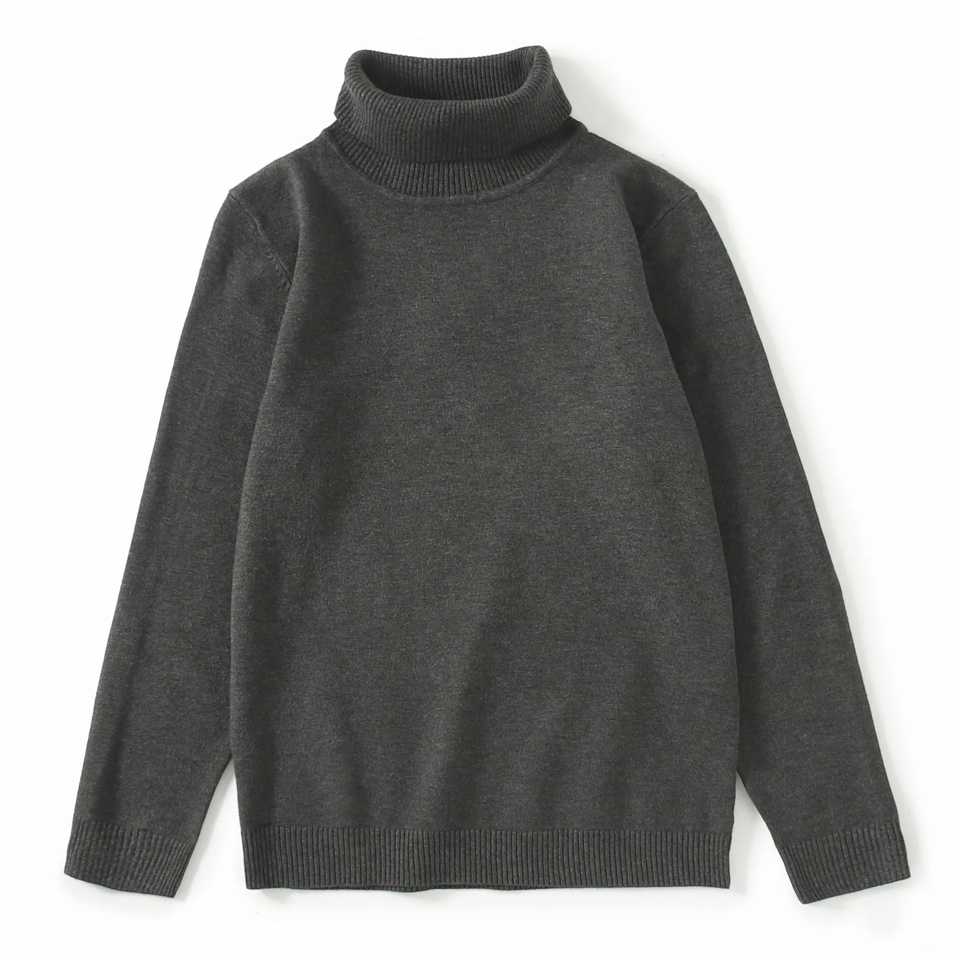 The Rock Turtleneck Fall Winter Men Sweater Anti-Pilling Soft Turtleneck Sweater