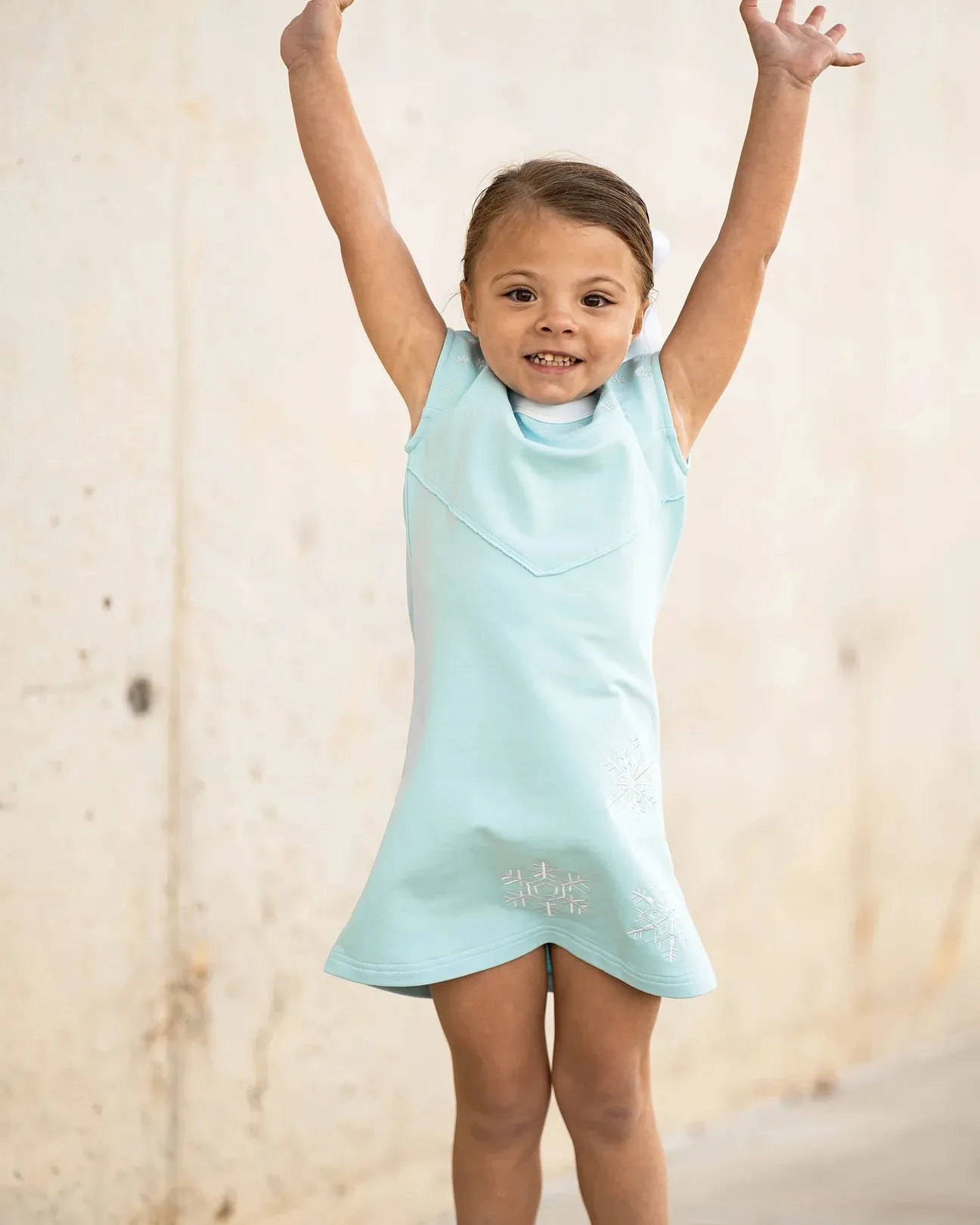 The Yellow Lamb Princess Playtime: Elsa Inspired Snowflake Dress