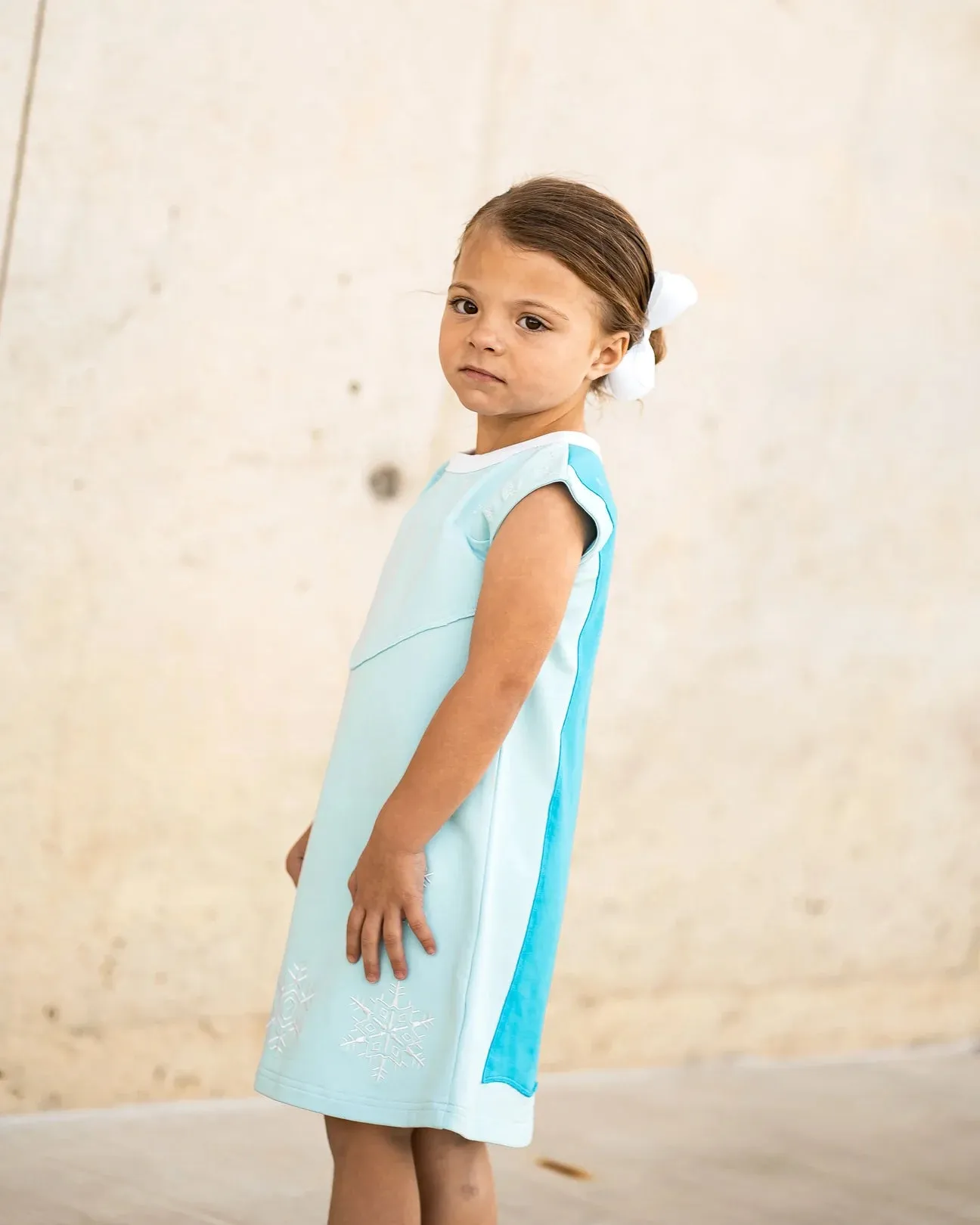 The Yellow Lamb Princess Playtime: Elsa Inspired Snowflake Dress