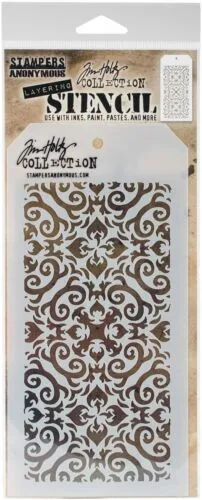 Tim Holtz Flames Layering Stencil