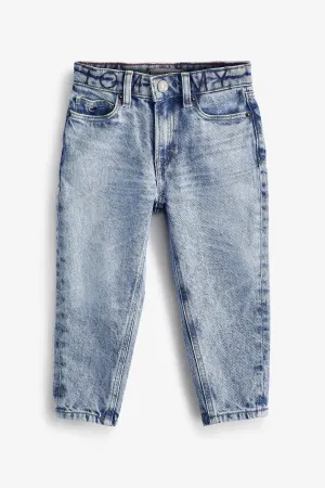 Tommy Hilfiger Girls Recycled Cotton Tapered Jeans