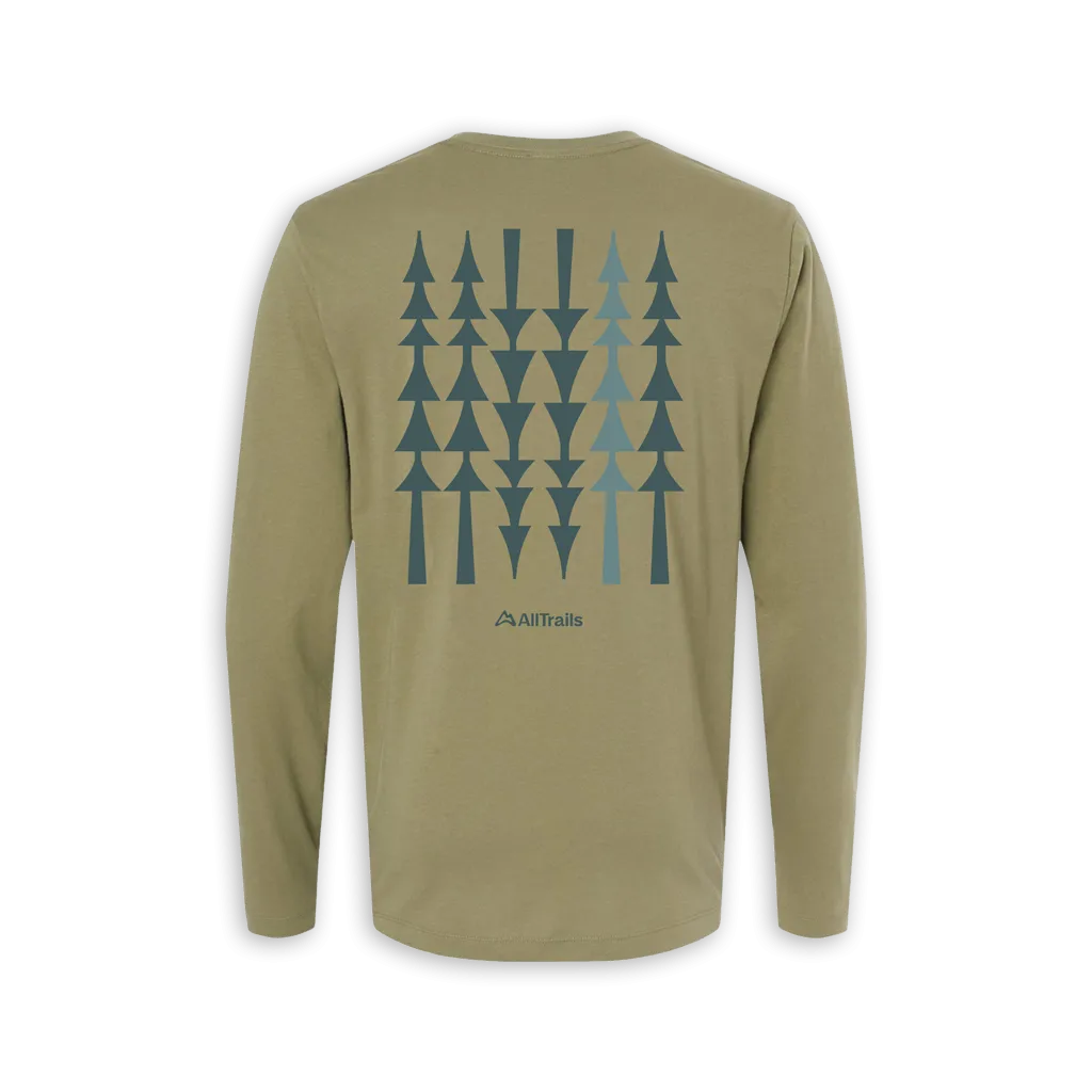 Treeline Long Sleeve Tee - Heather Pine