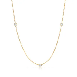 Triple Diamond Layering Necklace