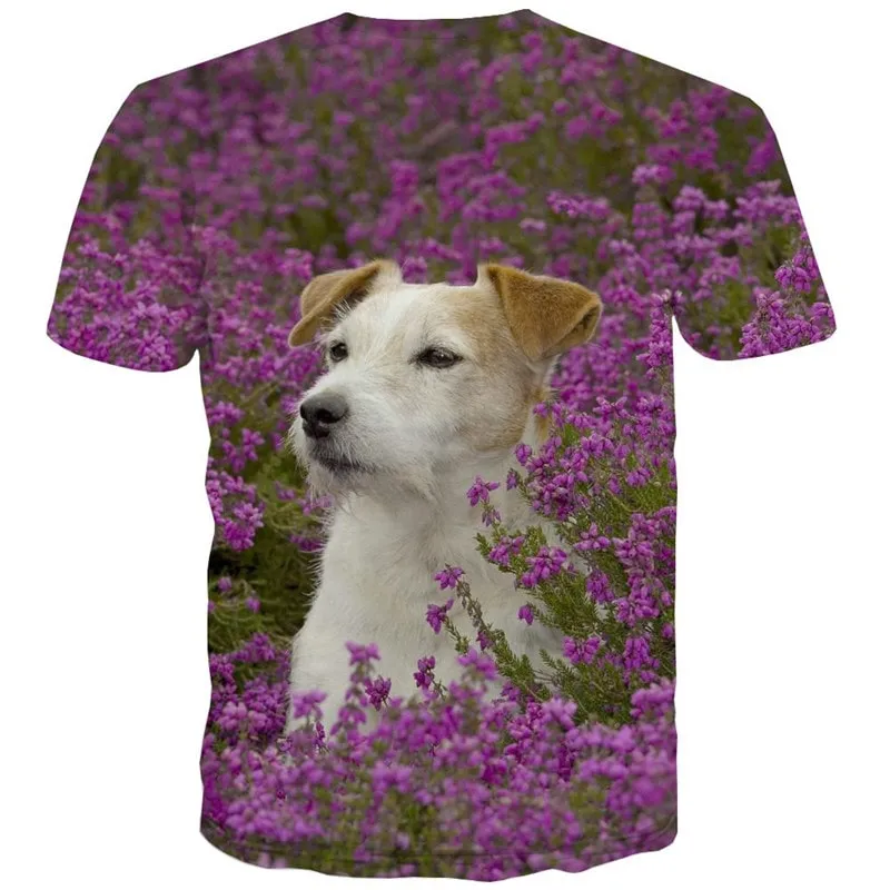 tshirts dog Puppy Cute animal Print clothes big Smart dogs outfits men Cool