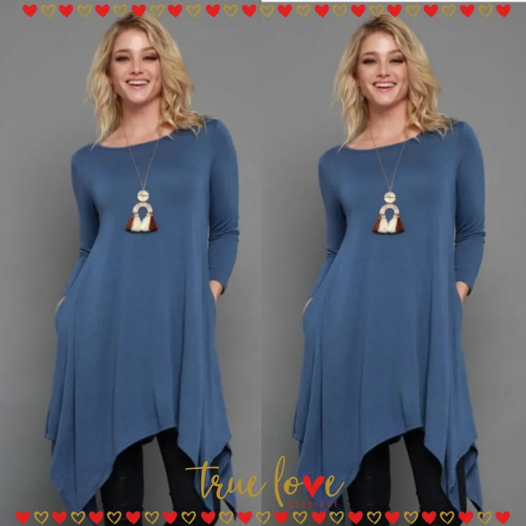 Tunic Top Blue