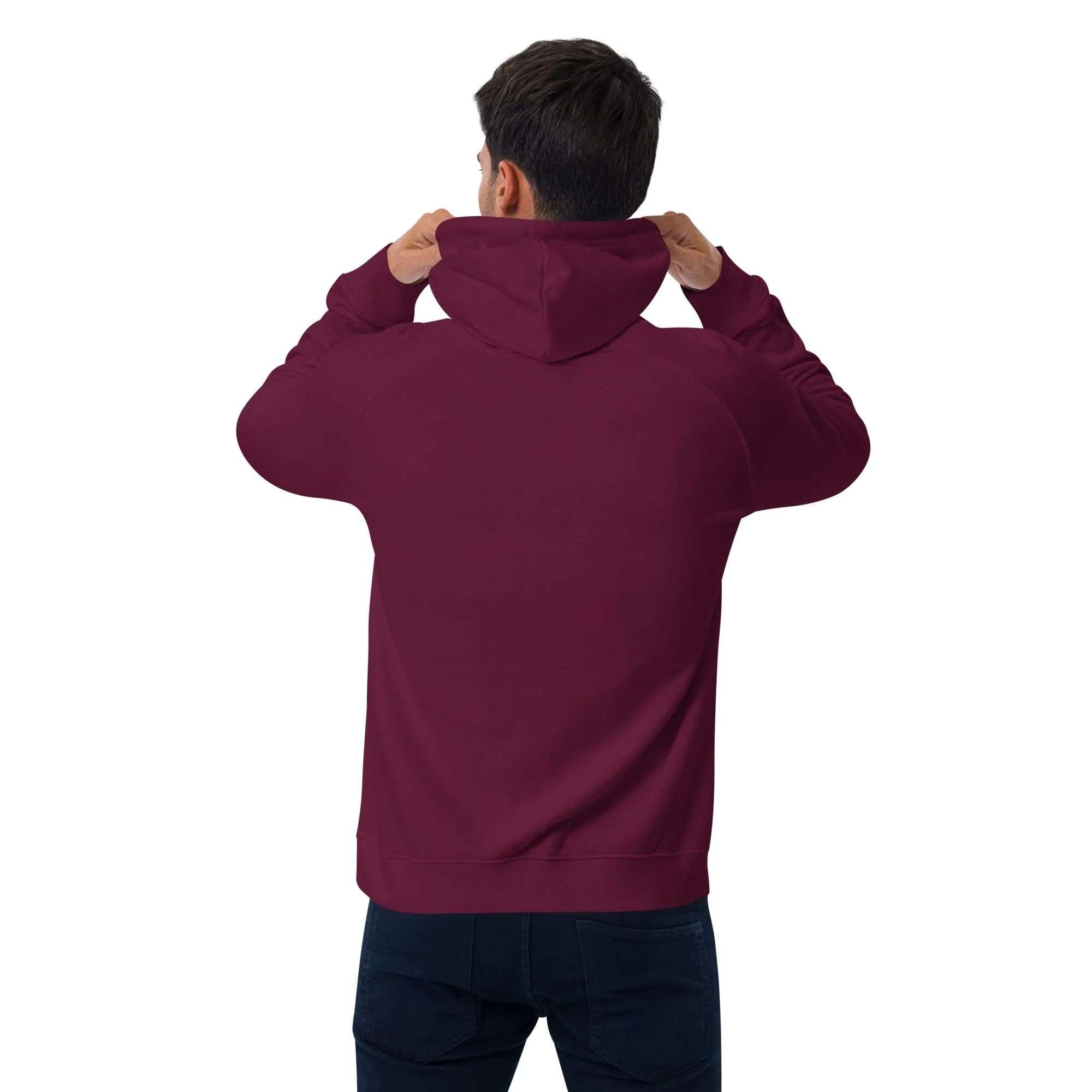 Turkey Head Graphic Men Eco Raglan Hoodie