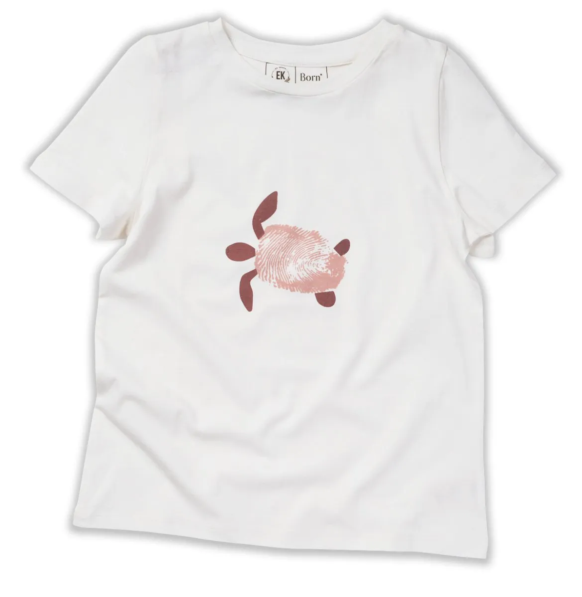 Turtle by Human Nature Kids Unisex Organic Cotton T-shirt | White