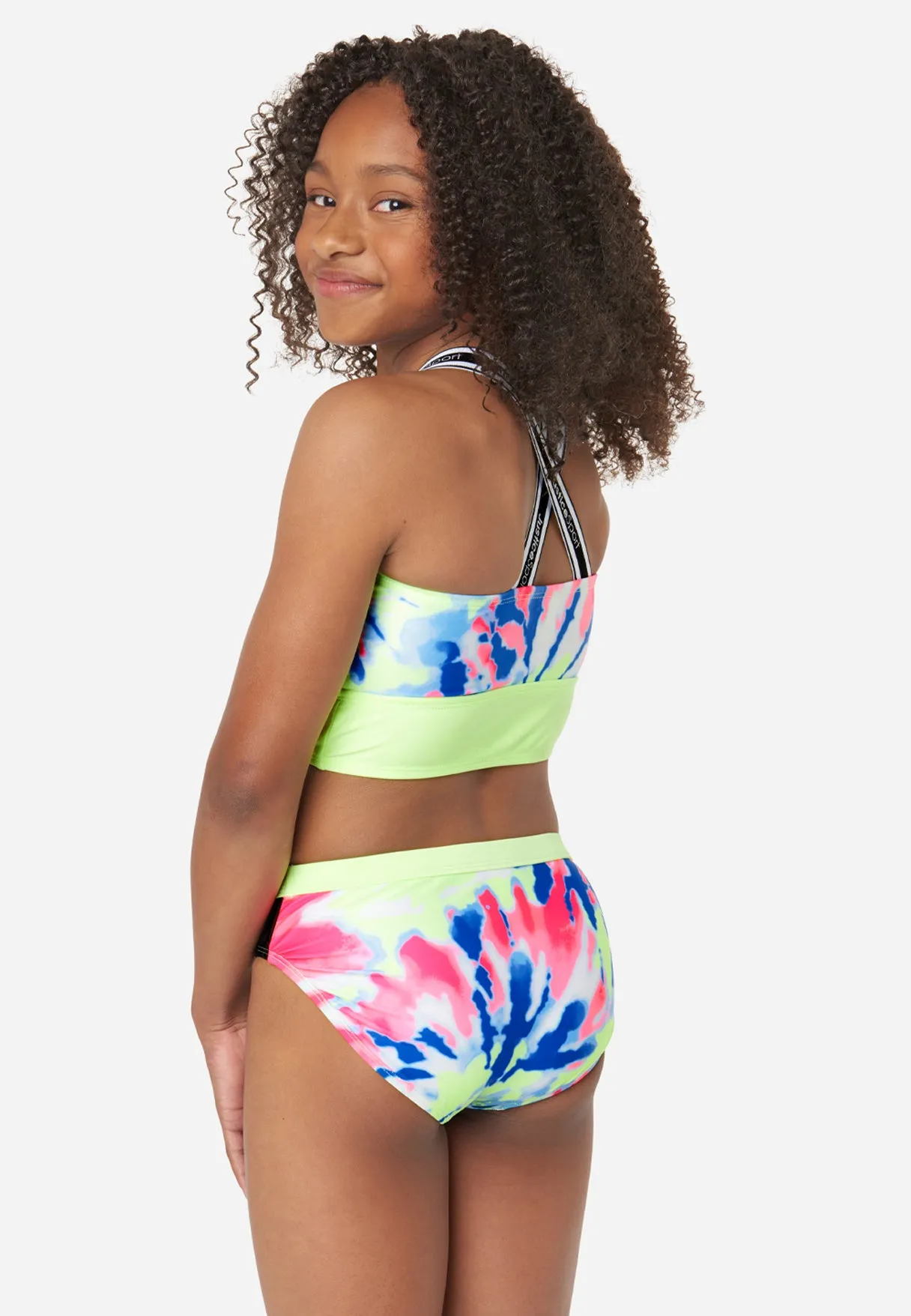 Two-Piece Island Flair Color Block Bikini