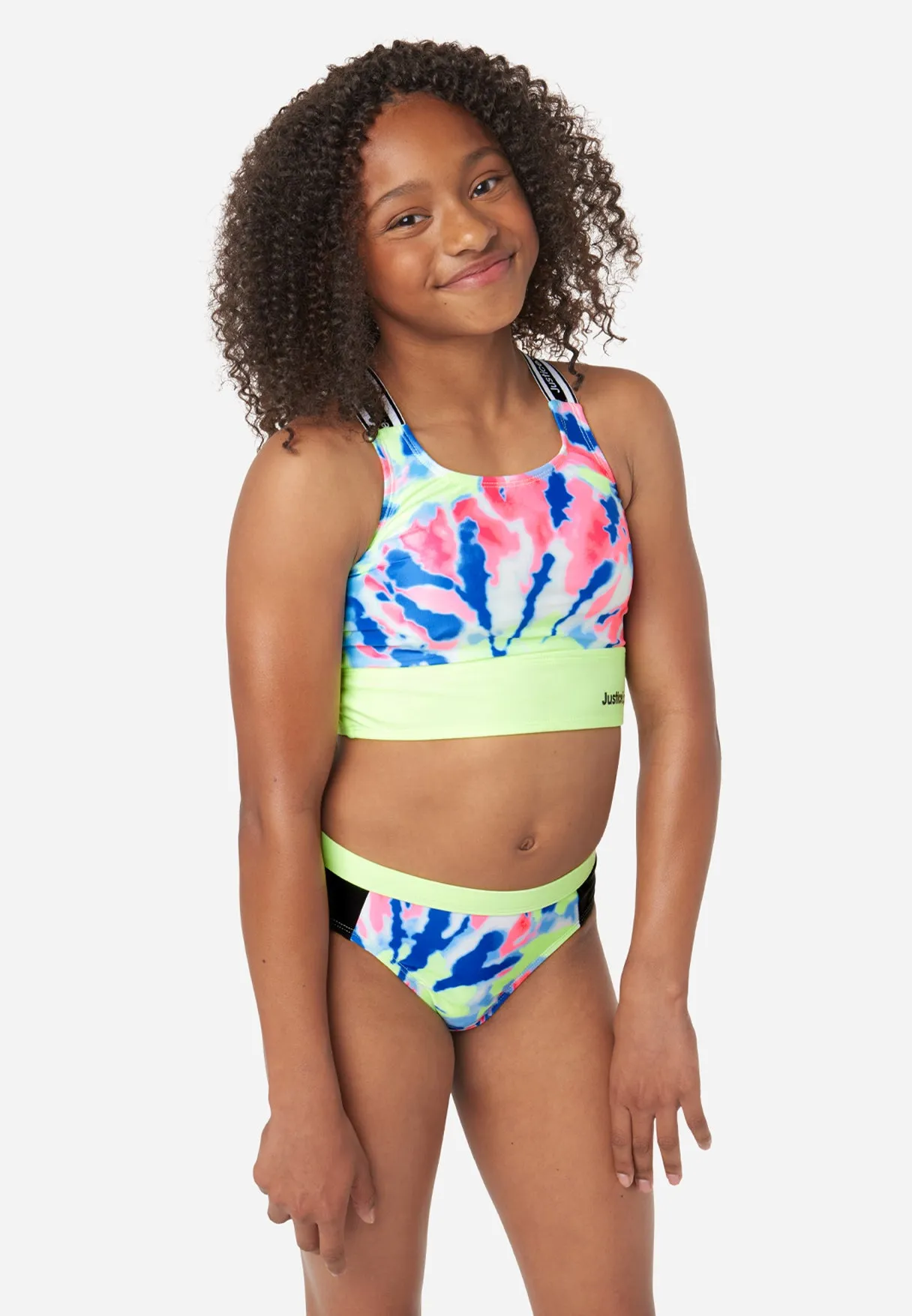 Two-Piece Island Flair Color Block Bikini