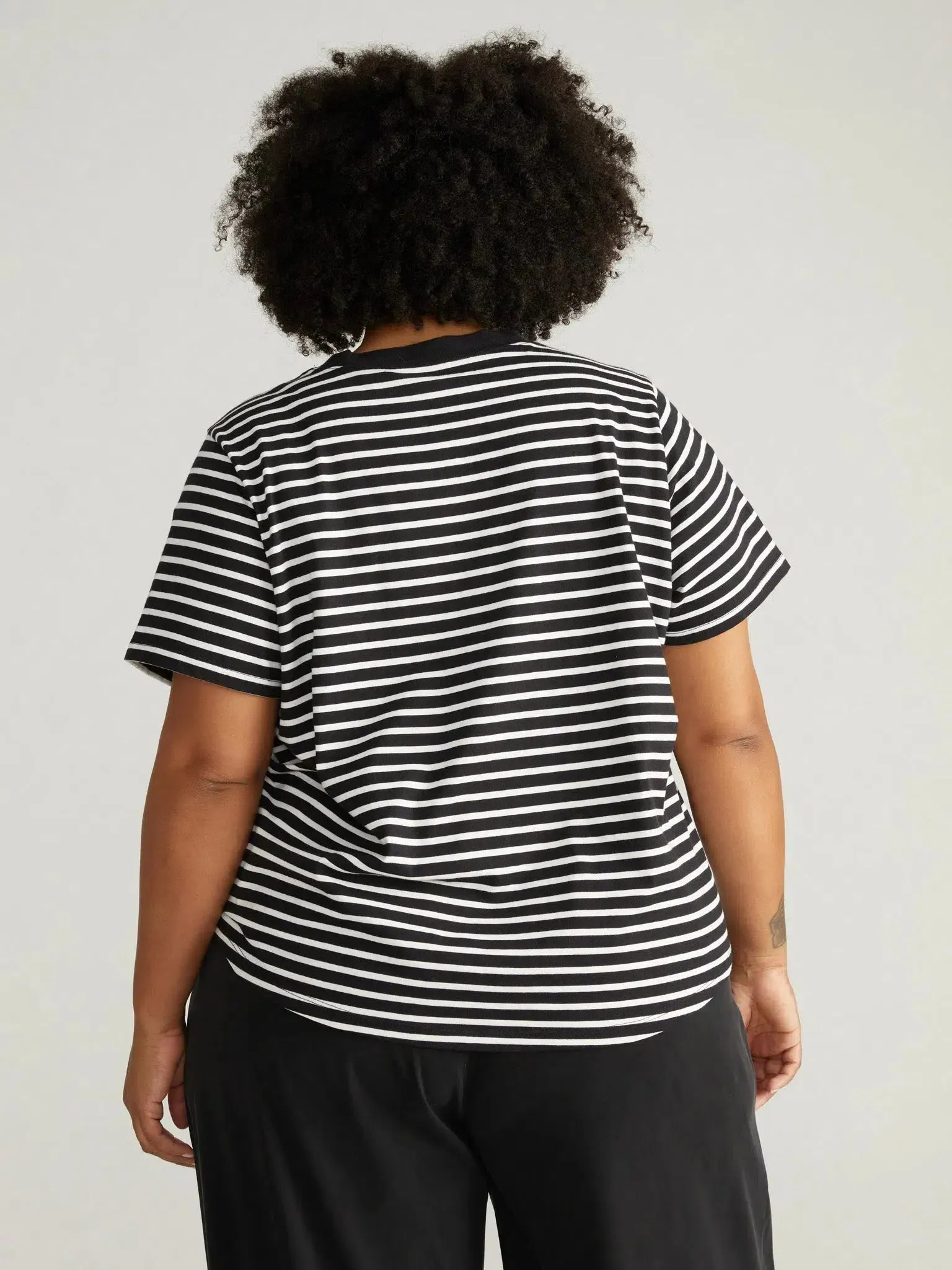 Universal Standard Breton Stripe Garcon Tee