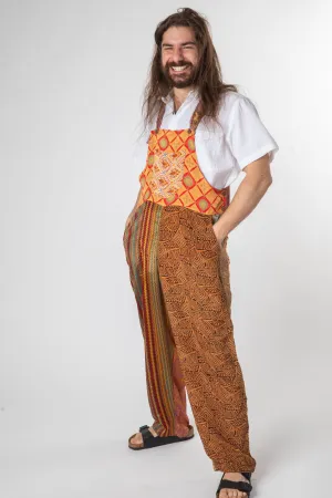 Upcycled Sari Silk Mens Overalls Overstock