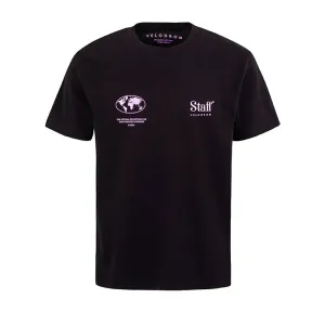 VELODROM Staff Tshirt - Black/Lavender