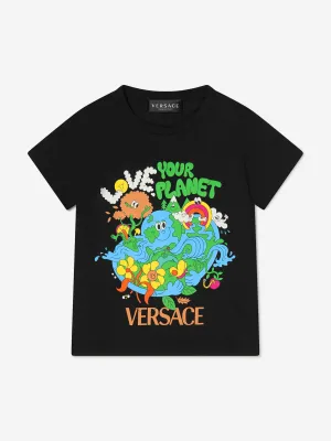 Versace Boys Love Your Planet T-Shirt